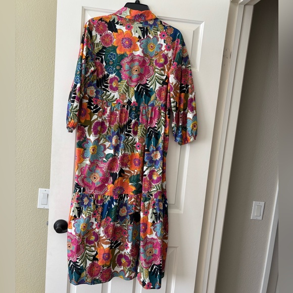 Anthropologie Bettina tiered midi dress by Maeve - Picture 4 of 7